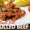 Icke-Gluten Pulled Beef