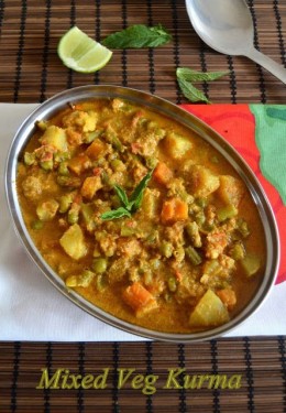 Blanda Veg. Curry