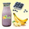 Fresh Blueberry+Banana+Almond Milk+Honey.