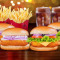 2 Crispy Chicken 2 Bbq Chicken 2 Medium Cola 2 Medium Fries