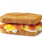 Breakfast Toast Sandwich, Meat, Egg, Cheese