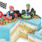 Rainbow Road Rally Cake