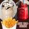 1 Triple Chocochip Delight 1 Berryish Thickshake 1 Seasoned Fries