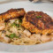 Crabcakes Shrimp Alfredo Broiled