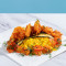 Pan Fried King Prawns Saffron Rice.