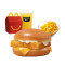 Happy Meal Filet-O-Fish Glädjande Måltid Läckra Snabbt Skaldjur