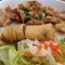 33. Bbq Chicken Spring Rolls With Vermicelli (Bun Ga Nuong Cha Gio)