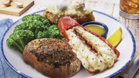 Surf Turf Maine Lobster Tail 6 Oz. Filet Mignon