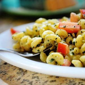 Pasta Med Pesto Pasta Med Pesto