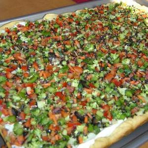 Vegetabilisk Mexikansk Pizza