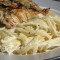 Vitlök Linguini Alfredo