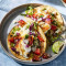 Fisk Taco Especial Två Taco Tallrikar