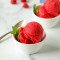 Hallonsorbet